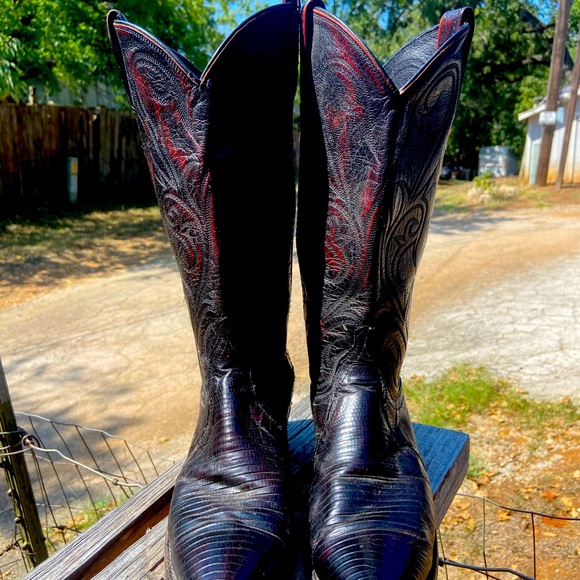 Dan post womans lizard boots, 7.5M - Picture 2 of 2